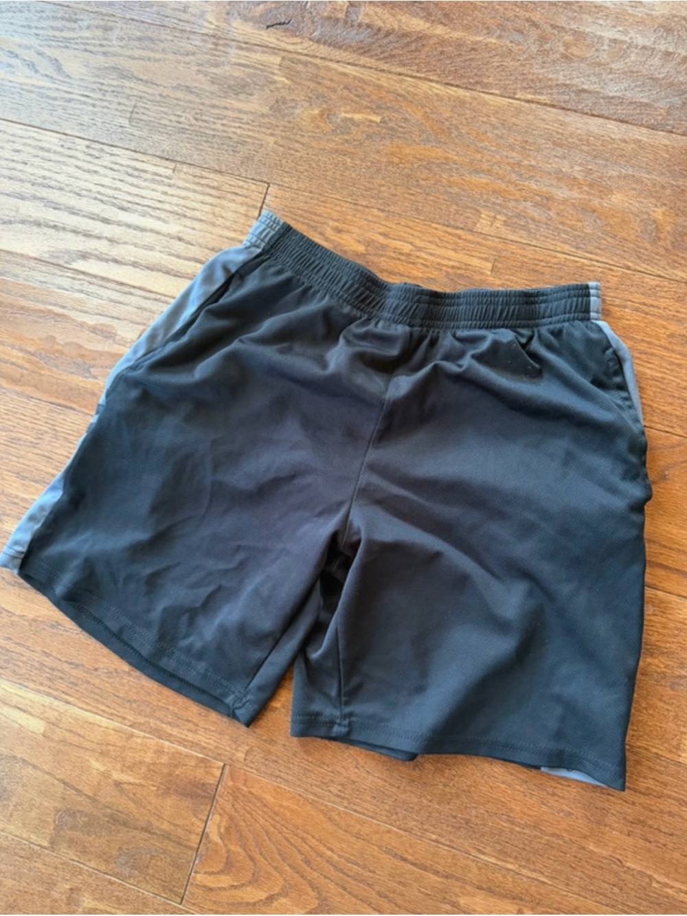 Men's Black Athletic Performance Shorts